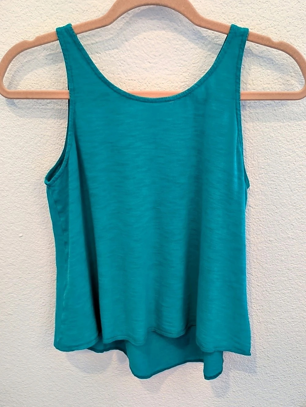 Old Navy Hi Low Hem Girls Tank Top Blue/Turquoise Size Large